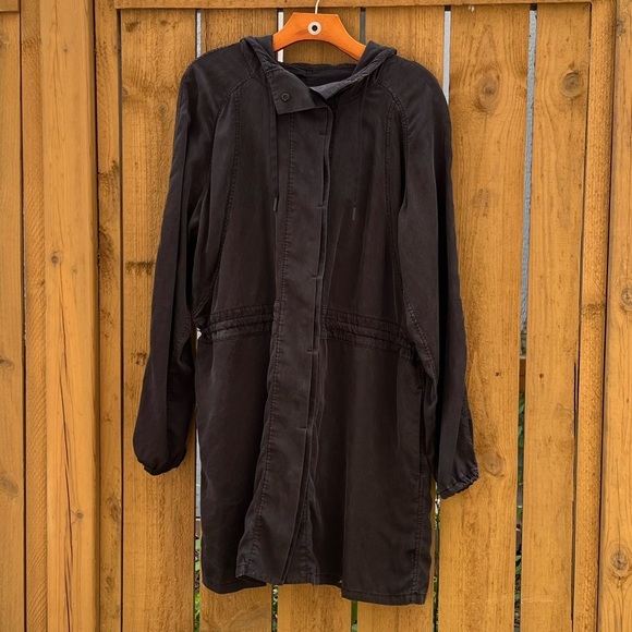 Lululemon City Stroll Black Cotton Jacket 100% Tencel Women’s Size 12 Blackk - Picture 4 of 8